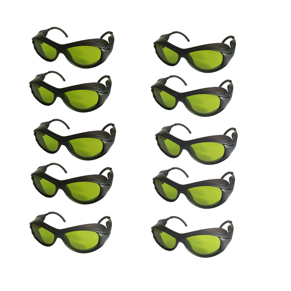Laser Safety Goggles - 10 pièces 200nm-2000nm UV400 IPL lunettes