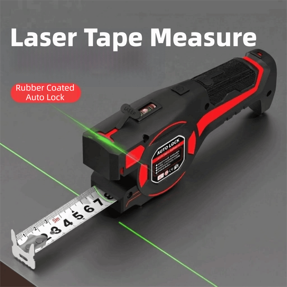 Industrial Laser Distance Sensor - Mètre à ruban laser 3-en-1 rétractable