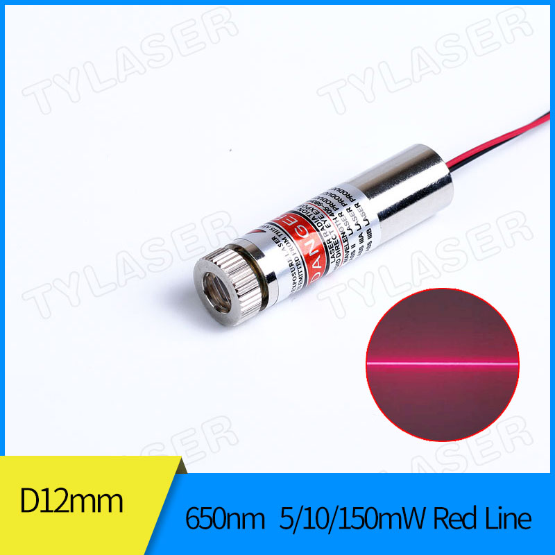 Industrial Laser Module - Localisateur Laser rouge focalisable 12mm 650nm,