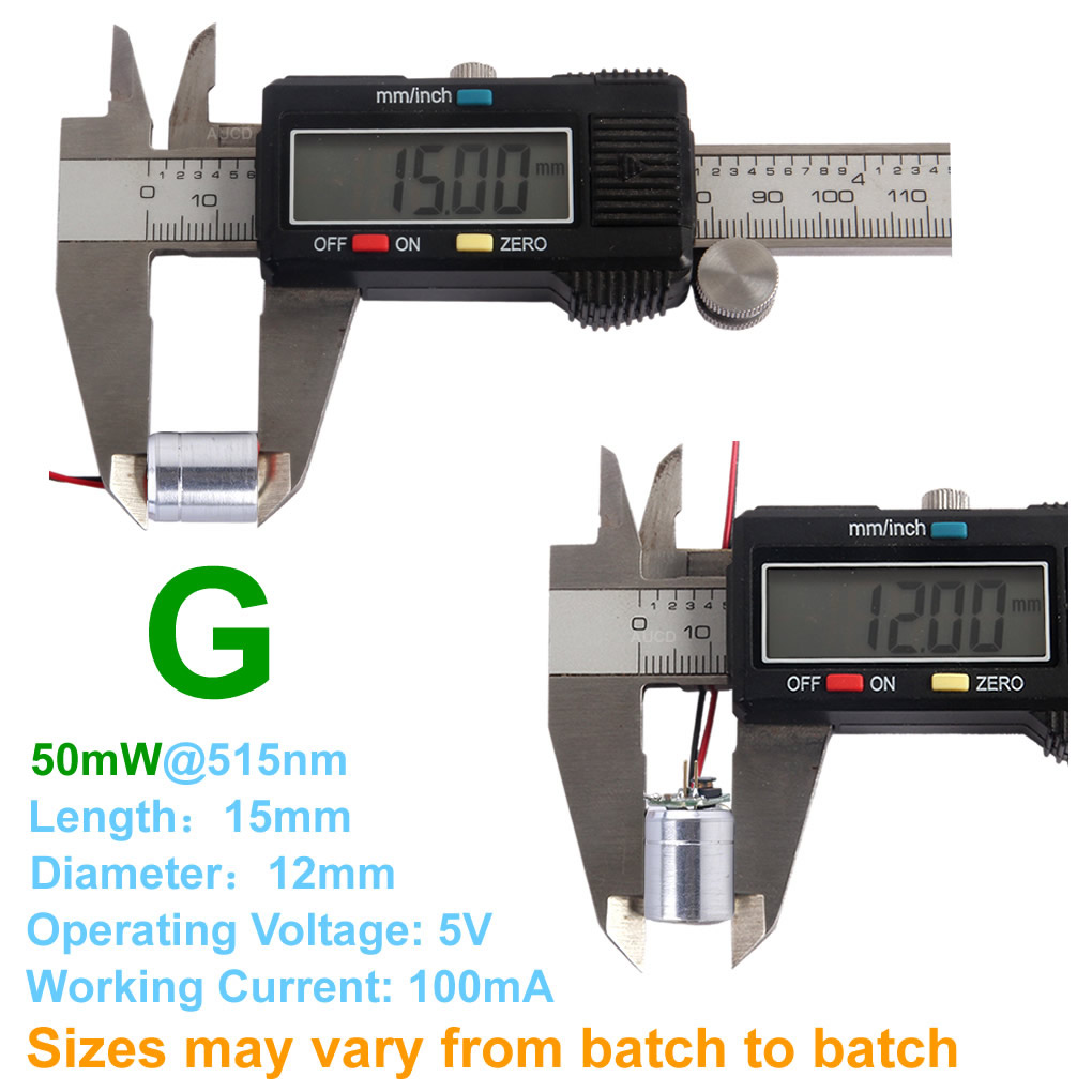 Module laser RGB Φ12x15mm DC 5 - Industrial Laser Module avis et prix