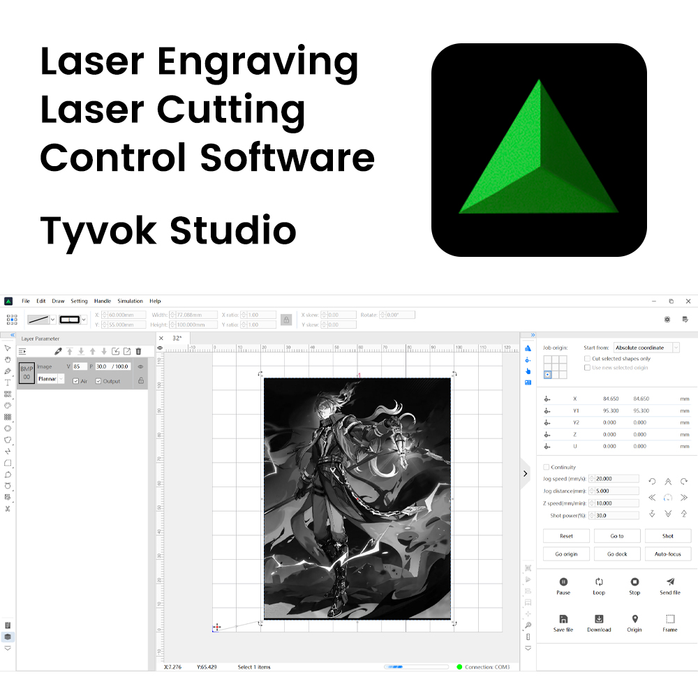Logiciel de contrôle TyvokStud - Industrial Laser Blasting avis et prix